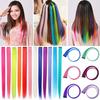 Fashion Women Multi-colors Synthetic Straight Hair Extensions Hair Pieces Accessories