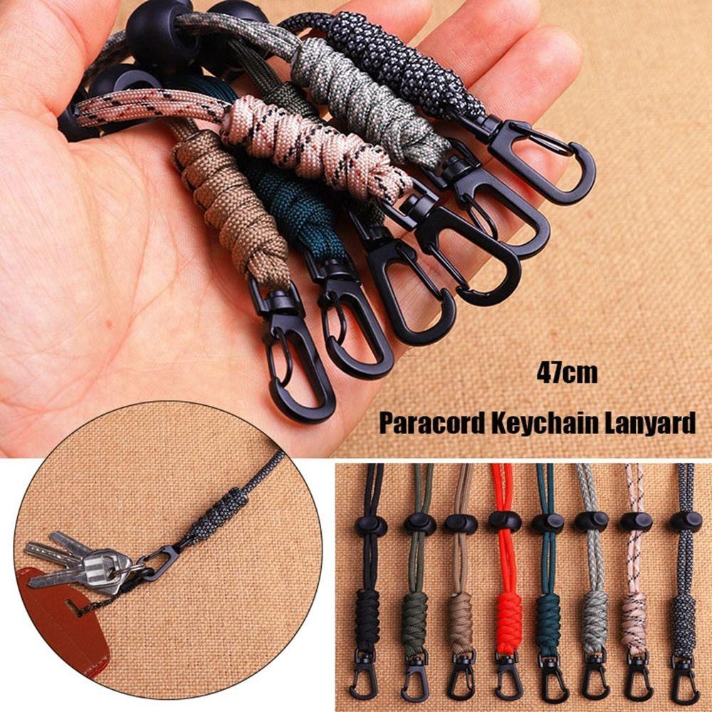 High Strength Lanyard Rotatable Buckle 8 Styles Emergency Survival Outdoor Tool