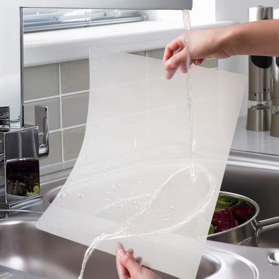 Transparent Dinner Table Placemat Heat Resistant Easy To Clean Scratch-resistant Reusable Protective Placemats