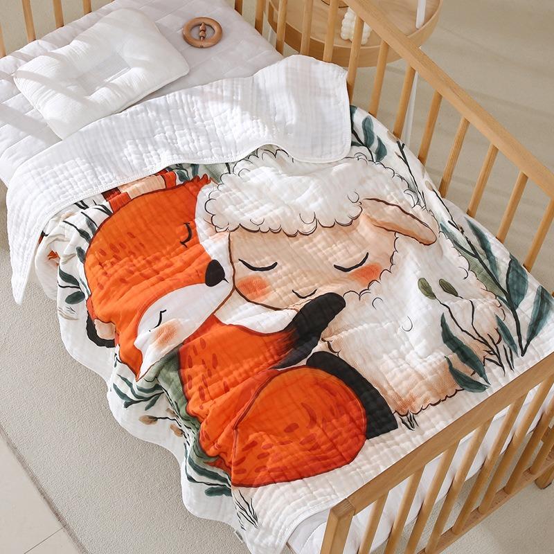 Multi-Purpose Infant Wrap - Ultra-Soft Gauze Receiving Blanket for Newborns & Toddlers for Summer/AC Use