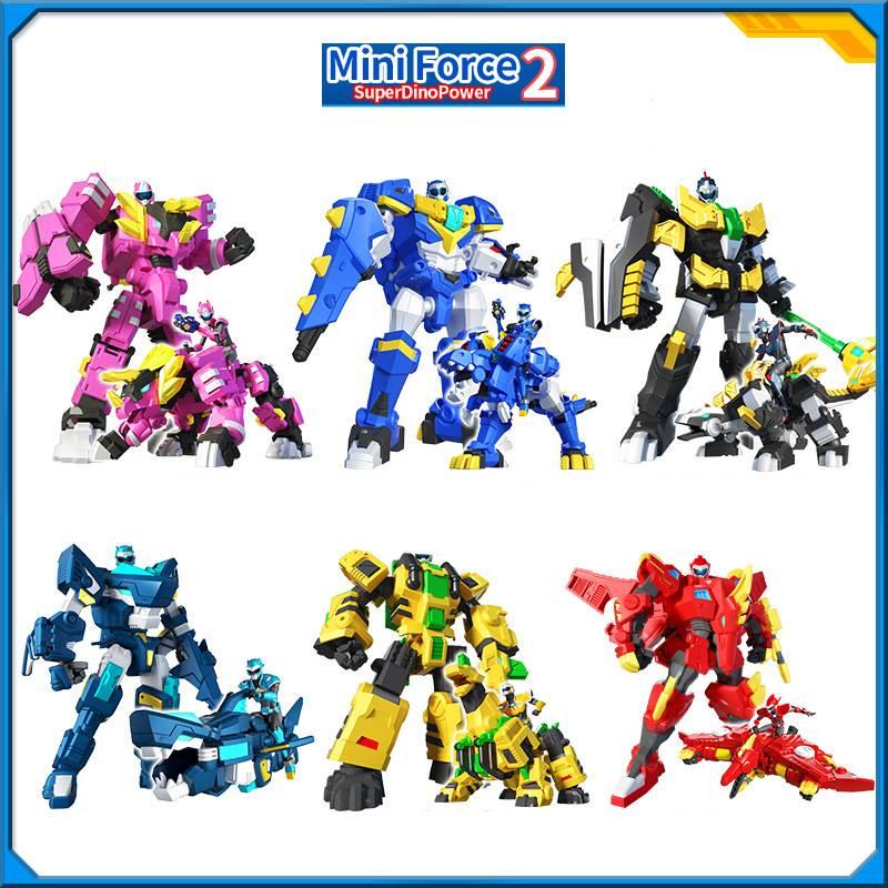Mini Special Forces Toy Super Dino Power Mecha Transformation Robot For Boys
