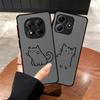 Милый Мультяшный Чехол-Кошка для Xiaomi Redmi Note 14 11 12 13C 10 9S A4 14C 13 Pro Plus Funda Задняя Крышка Телефона
