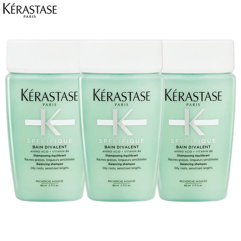 Kérastase Dual Function Scalp Shampoo - Oil Control & Volumizing (3x80ml)