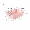 Plastic Desktop Storage Basket Multipurpose Rectangular Storage Basket Storage Basket  Toy Storage