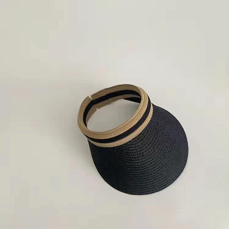 Женская летняя соломенная шляпа-утка - Универсальная солнцезащитная и пляжная кепка для путешествий на открытом воздухе