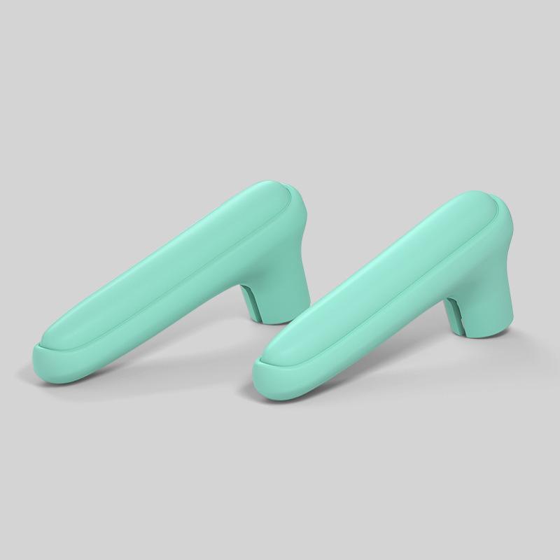 L-образный сплошной цвет, утолщенный силиконовый чехол для дверной ручки, домашний детский защитный чехол для дверной ручки, защита от столкновений