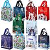 3Pcs Christmas Gift Bags Reusable Non-Woven Tote Bags with Handles Perfect for Gift Wrap, Party Favor Supplies