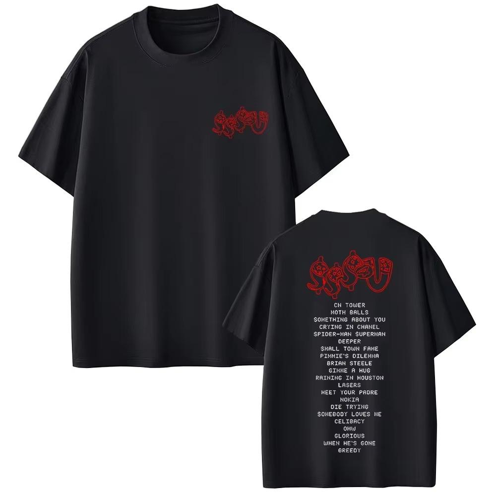 Rapper PARTYNEXTDOOR Drake Graphic T Shirt SSS4U Some Sexy Songs 4 U Tshirts Mens Hip Hop Fashion Tshirt 2026 Springsummer