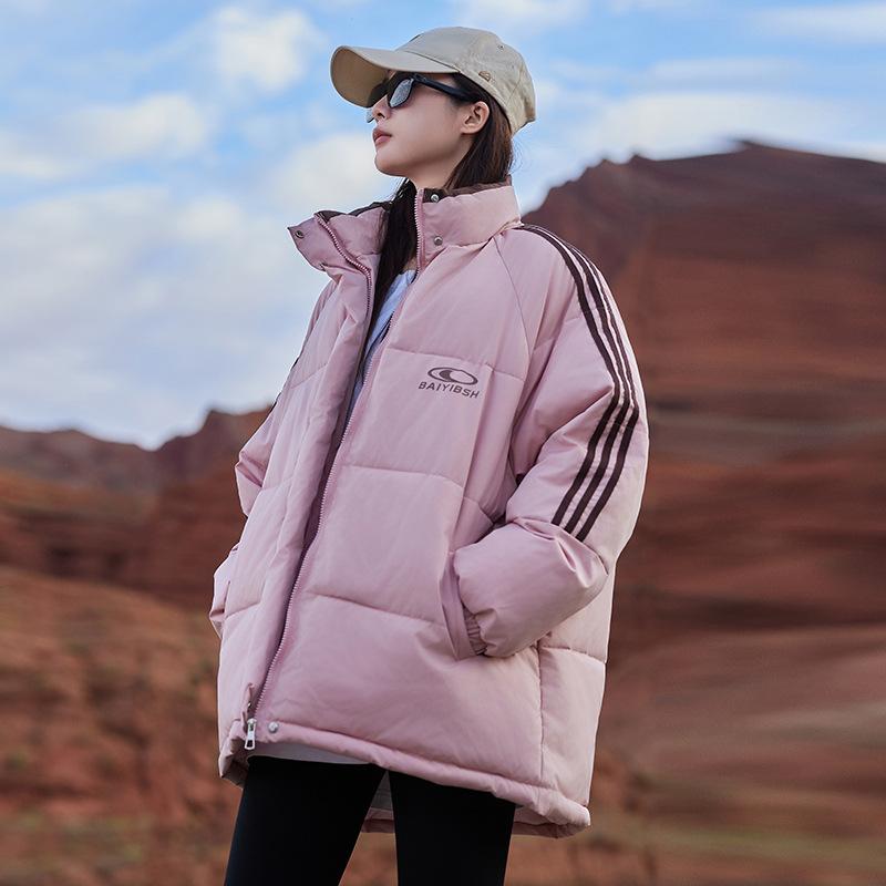 Down cotton clothes women's short cotton clothes winter new hooded student thickened bread clothes jacket