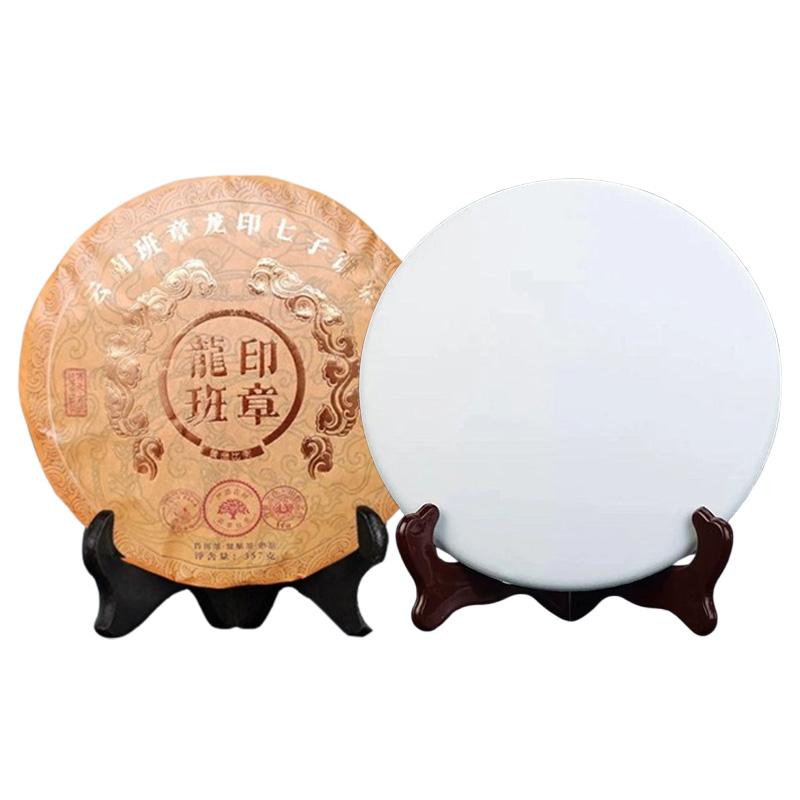 357 г китайский чай пуэр из провинции Юньнань, модель для самостоятельной свадебной вечеринки, антикварная полка, украшение с узором, без упаковки, модель
