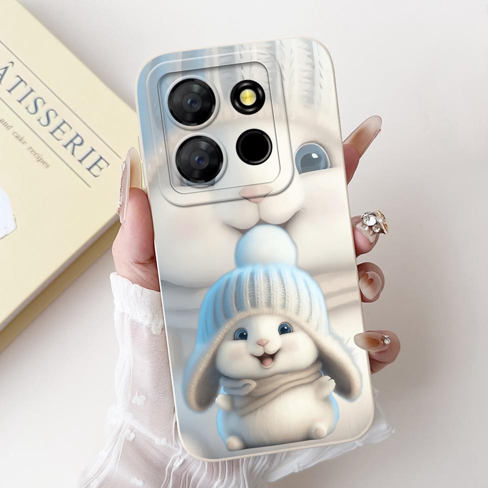 For ITEL A60s A662LM Case For ITEL A60 Cover Silicone Luxury Fashion Flowers Kawaii Girl Cute Shockproof Phone Case Bumper
