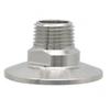 Фрезеровка Противоположного Резьбового Конца 1/4" 3/8" 1/2" 3/4" 1" NPT Наружная 1.5" 2" Tri Clamp Нержавеющая Сталь SUS 304 316 Санитарный Трубопроводный Фитинг Для Пивоварения