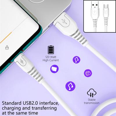 3,2 фута Кабель питания USB на Type C/Micro USB Линия Быстрая зарядка Шнур для передачи данных Удлинительный провод Поддержка быстрой зарядки 2A