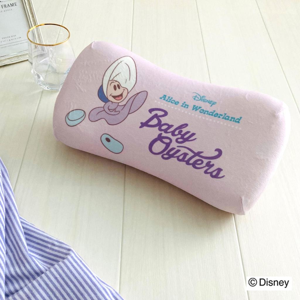 MORIPiLO Morishita подушка с эффектом памяти Disney Young Oyster 15x31 см, подушка для поддержки талии и спины, мягкая игрушка-подушка Алиса в стране чудес, розовая 4621301