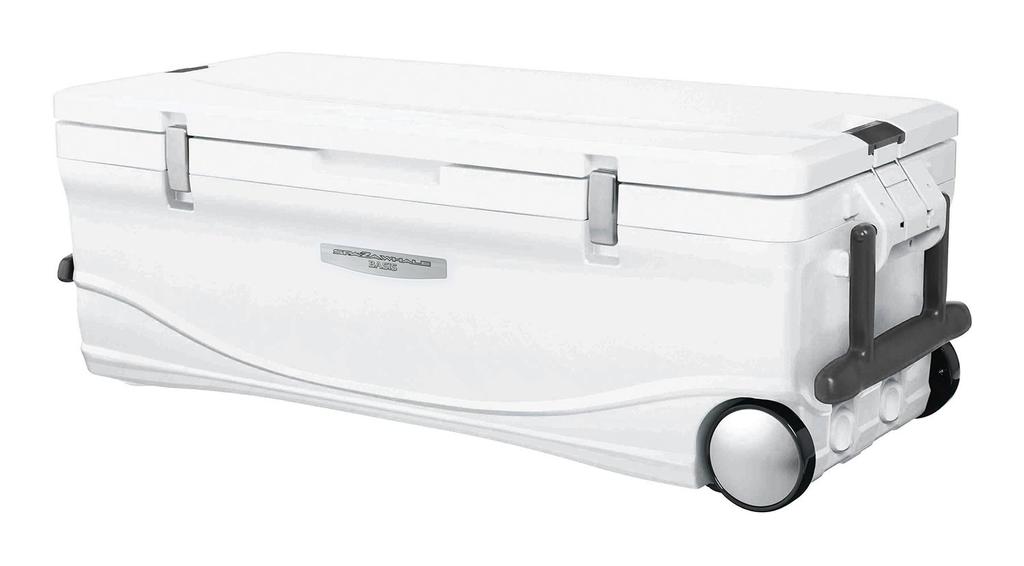 SHIMANO Cooler Box Large 60L Spaza Whale Basis with Casters for Fishing Pure White 600UC-060I