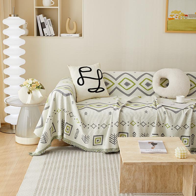 Modern Minimalist Bohemian Chenille Sofa Cover Universal Full Slipcover for All Seasons