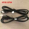 Radio Car USB Cable Adapter Stereo 2pcs 4Pin & 6Pin