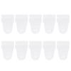 10Pieces Heavy Duty Transparent Plastic Adhesive Hooks for Window and Door Frame Hanging Accessories for Home Decors