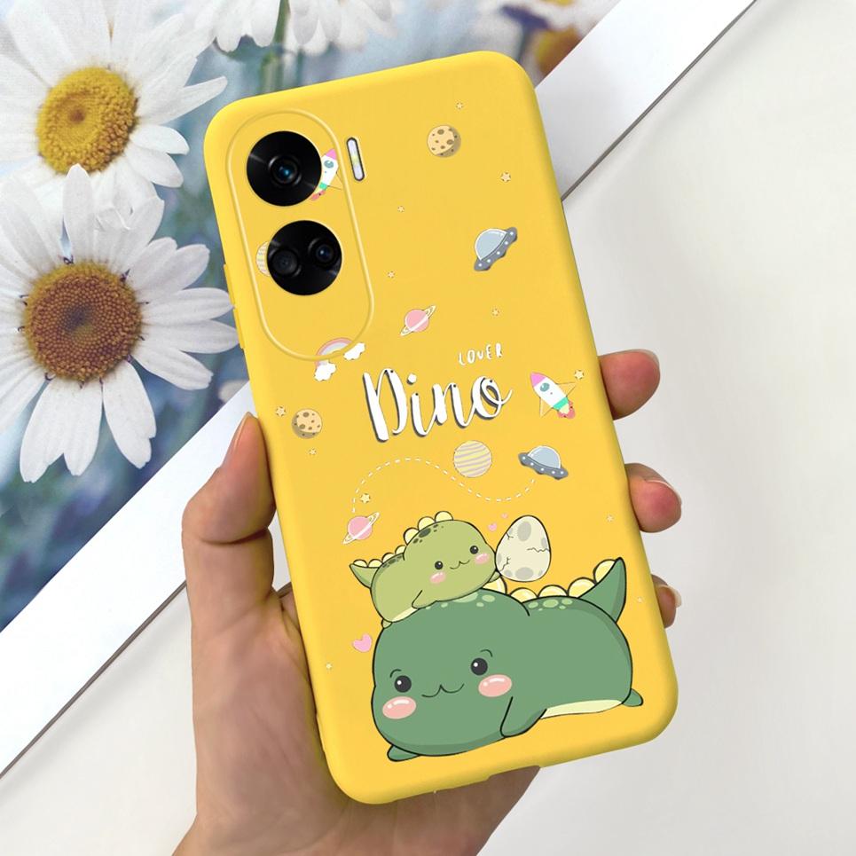 Для чехла Funda Honor 90 Lite Honor 100 Pro Honor100 5G Задняя крышка Узор Астронавт Корова Чехол Мягкий силикон Huawei Honor90 Lite