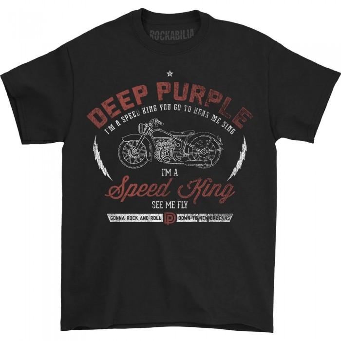 Deep Purple Хлопковая футболка унисекс для взрослых Speed King