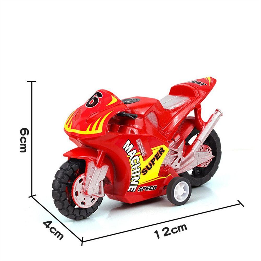 Four-wheel For Boys Mini Kids Motorbike Model Pull Back Car Motorcycle Model Motorcycle Toy