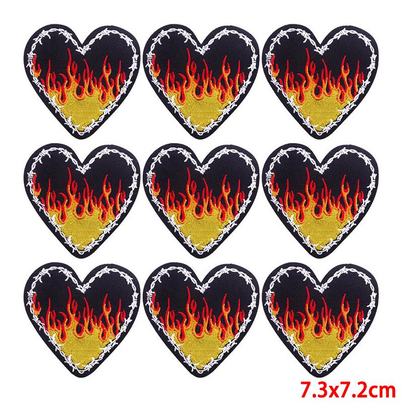 10 шт./лот, вышивка, железные нашивки для одежды, нашивки для одежды, куртки, декор, аппликация, принадлежности для шитья