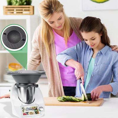 Защитная крышка от брызг для Thermomix TM6 TM5 TM31 Крышка против разбрызгивания для более чистой готовки Можно мыть в посудомоечной машине Кухонный гаджет Аксессуар