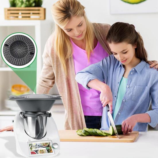 Защитная крышка от брызг для Thermomix TM6 TM5 TM31 Крышка против разбрызгивания для более чистой готовки Можно мыть в посудомоечной машине Кухонный гаджет Аксессуар