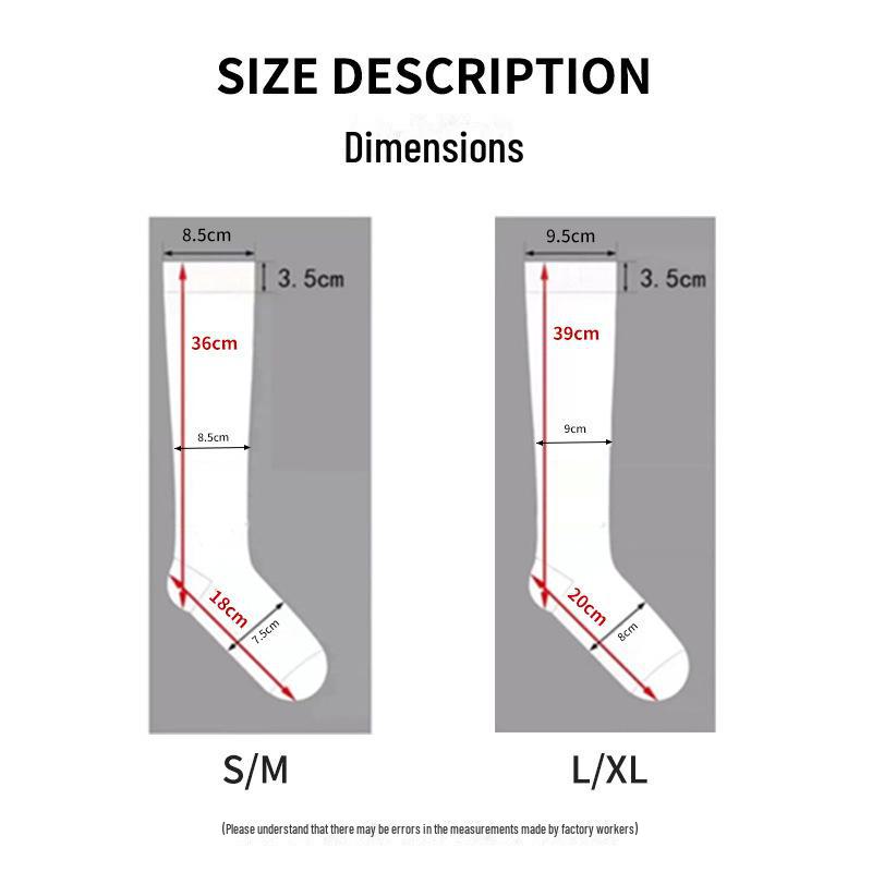 Набор из 6 популярных компрессионных носков из полиэстера