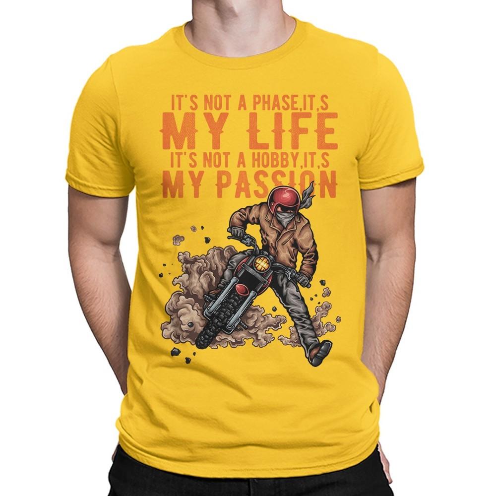 Biker Lovers Mens TShirt Motorbike Motorcycle Funny Skull Tee Top