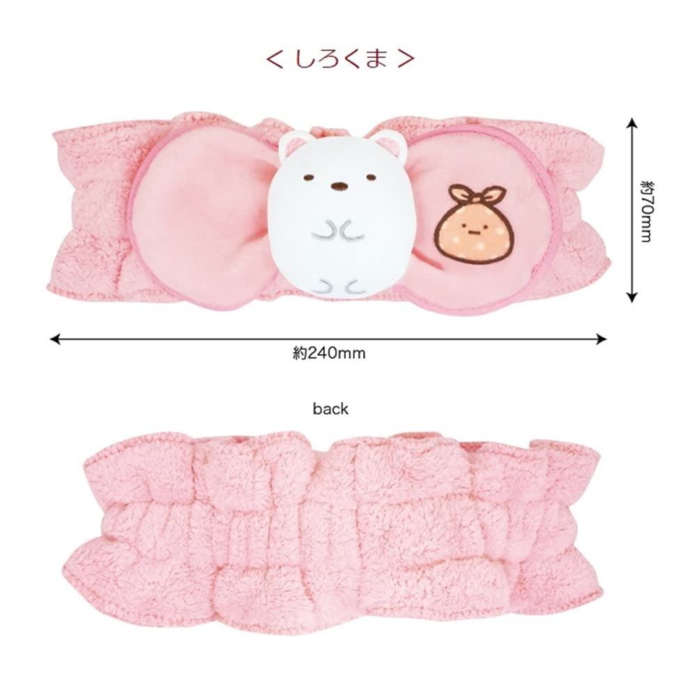 Morimoto Sangyo Ободок для волос Sumikkogurashi Версия Белый медведь 2