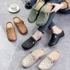 New Women's Half-pack of Drag Sandals, Middle-aged and Elderly Lazy Soft-soled Hollowed-out Non-slip Waterproof Sandals