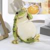 Resin Crafts Small Frogs Figurines Cartoon Animal Statue  Outdoor Garden Courtyard
