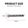 2026 Hot For Renault Interior Stickers Car Styling 3D Metal alloy Speaker Audio Stickers Badge Emblem Decal For Renault koleos d