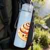 1PC Cinnamon Roll Cartoon Pattern 750ml Color Plastic Sports Water Bottle Leakproof Flip Straw Lid Suitable for Sports Office Home Use
