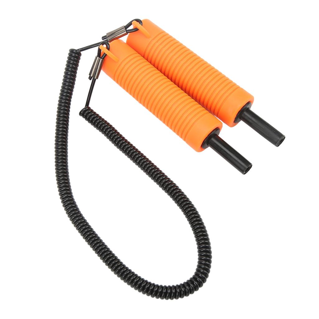 Безопасность на подледной рыбалке Ледоруб из нержавеющей стали Оранжевый Выдвижные ледорубы для зимнего отдыха на открытом воздухе