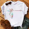 Women&Amp;#39;S T-Shirt Dream Catcher Graphic Print Top Female Tee Shirts Crew Neck Summer Casual Wear Kawaii Harajuku Oversized Tshirt