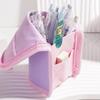 Foldable Pen Case Zippered Pen Pouch Folding Pencil Storage Bag Desk Pen Holder Handle Pen Bag Gift for Student