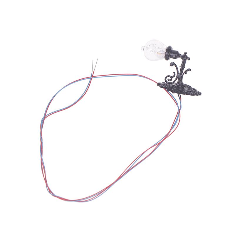 Миниатюрный кукольный домик настенный светильник настольная лампа мини светодиодное освещение украшение дома кукольная мебель игрушка может быть яркой