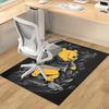 1pc. Cute Winnie The Pooh Chalkboard Art Rug - Perfect for Home Decor, Office Carpet, Outdoor Decoration, and Gift Ideas!z0414296