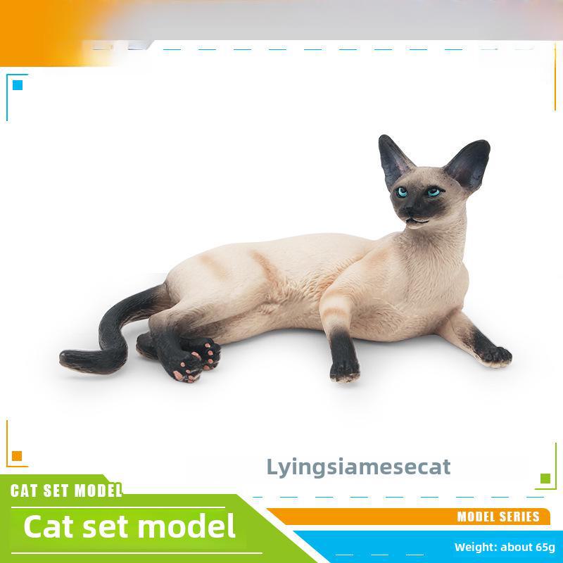 Детский набор игрушек «Черно-белый котенок» — китайские сельские украшения в виде кошечки