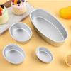 Oval Shape Bakeware Aluminum Alloy Cake Mold Convenient Baking Accessories  Daily Uses