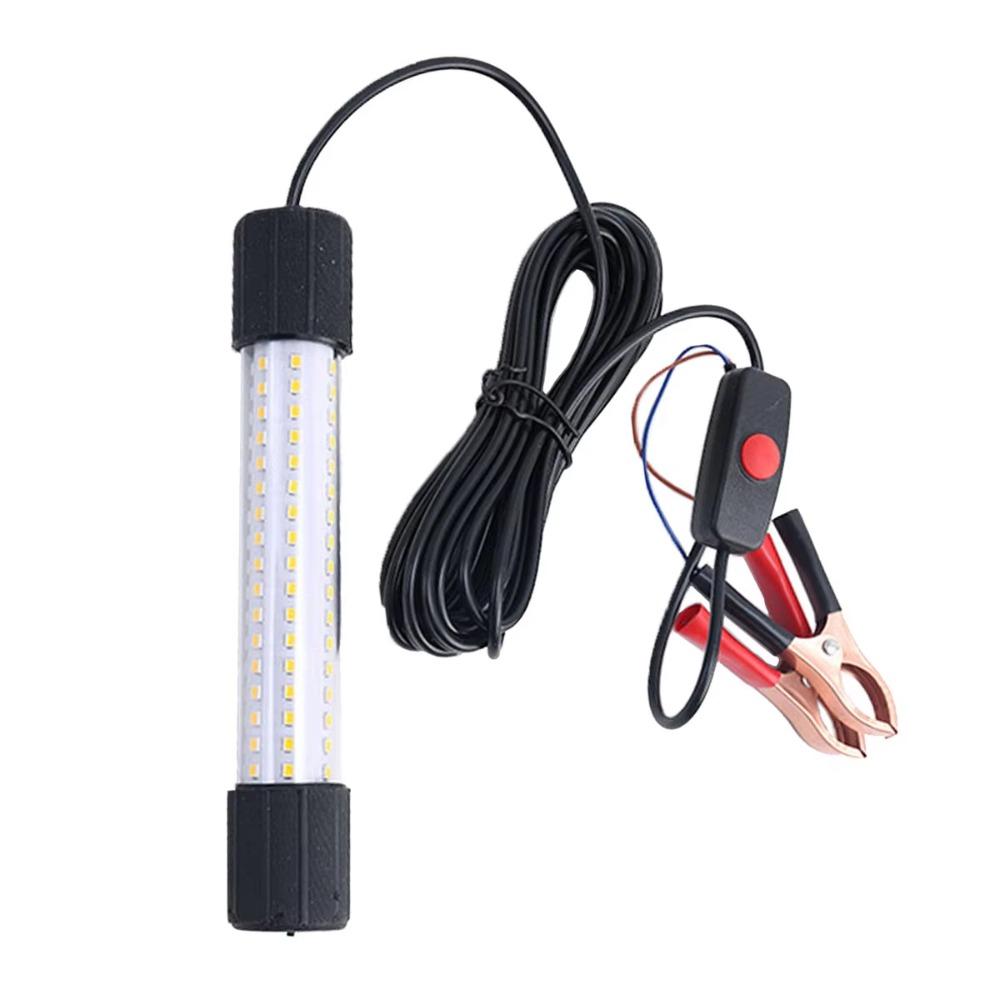 Waterproof 12V Fishing Light 126LEDs Lures Finder Lamp LED Underwater Light Boat Outdoor