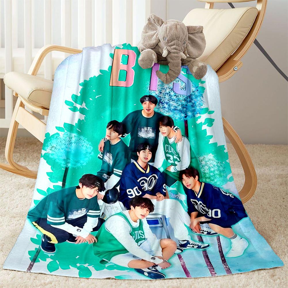 Dynamic Bts Energy Suitable blanket for offices, travel, living rooms also a good gift for friends and family Suitable for all seasons.