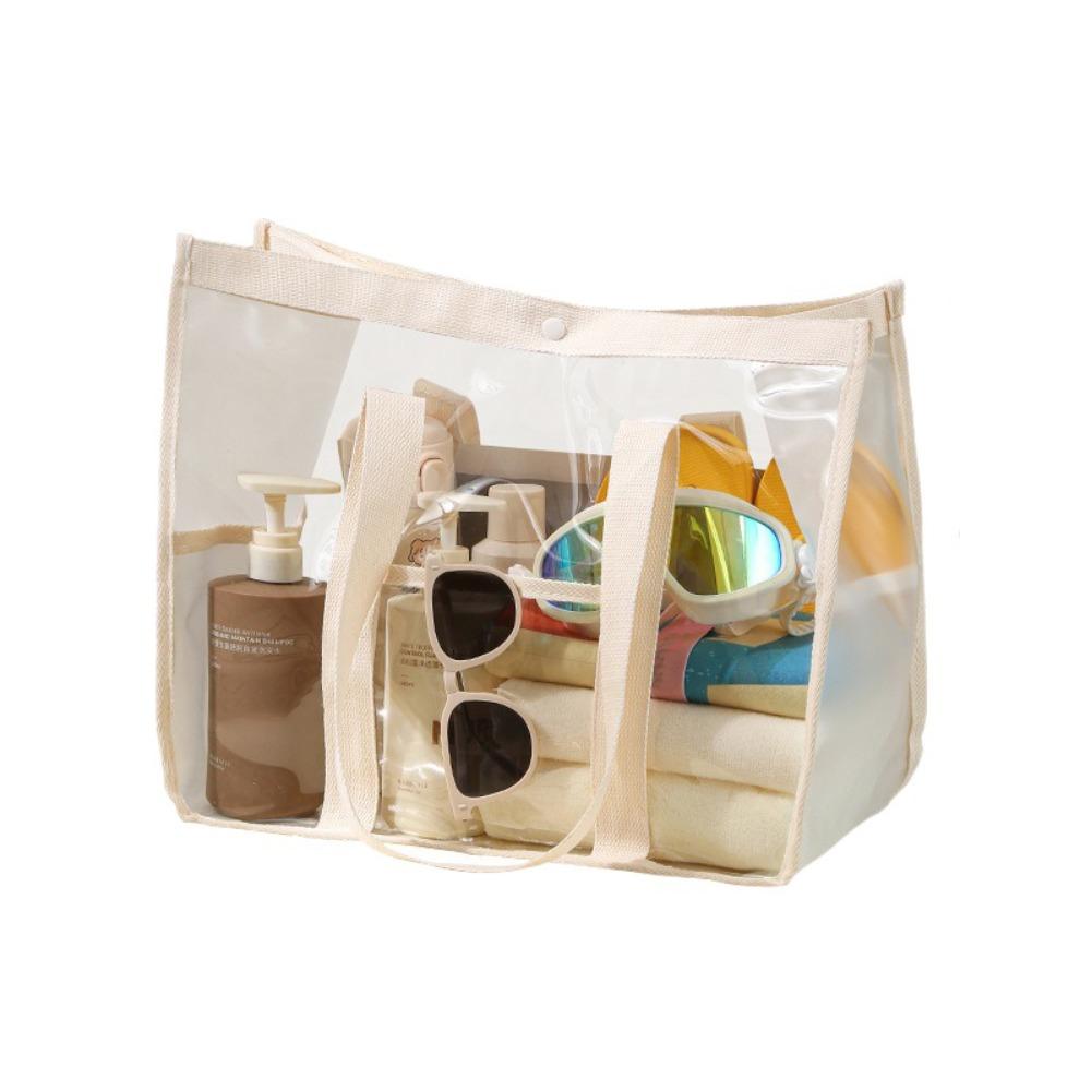 Водонепроницаемая сумка для хранения для плавания из ПВХ, пляжная сумка, простая прозрачная косметичка, предметы первой необходимости