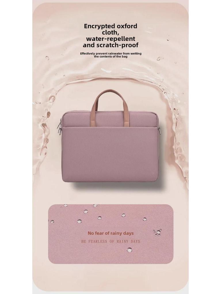 Women's High-End 15-16 Inch Fashion Shoulder Messenger Laptop Handbag