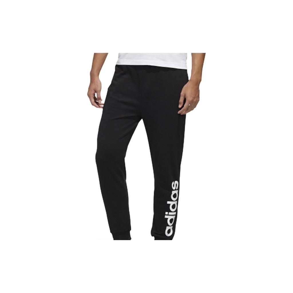 adidas Трикотажные брюки-джоггеры Neo Logo Cuff, мужские, черные, FP7444