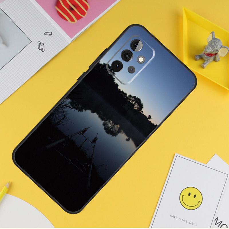 Carp Fish Fishing Rod Case For Samsung Galaxy A55 A35 A25 A15 A51 A71 A12 A32 A52 A13 A33 A53 A14 A34 A54 Coque
