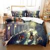 Комплект простыней с 3D-принтом в стиле аниме Baccano! Принтованный Постельный Комплект Пододеяльник Наволочка Комплект Постельного Белья Постельное Белье Простыня Покрывало Полный Размер