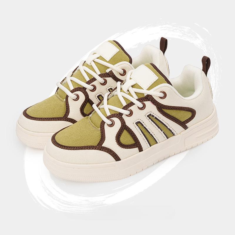 Дышащие универсальные белые туфли на платформе, женские повседневные туфли с круглым носком и небольшим вырезом, легкие и удобные кроссовки для женщин, скейтборд для пары